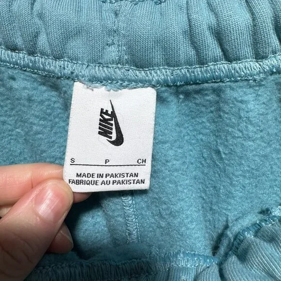 Nike Solo Swoosh Fleece Trouser Pants Blue Men's Size Small NWOT - Picture 7 of 11